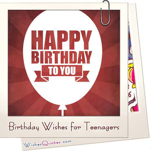 The Birthday Wishes For Teenagers Article Of Your Dreams