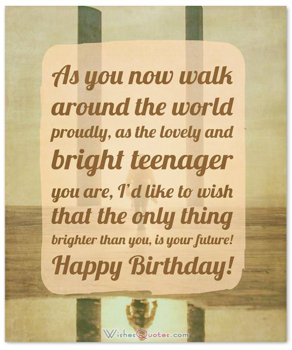 Happy Birthday Teenage Girl Quotes