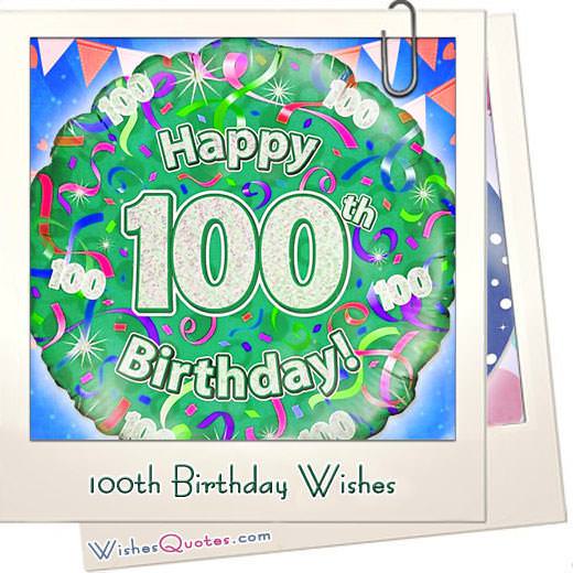 100th Birthday Messages Featured