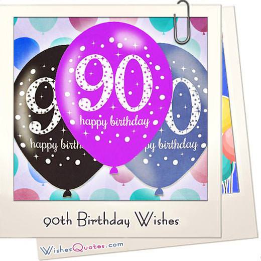 Adorable 90th Birthday Wishes And Images By Wishesquotes