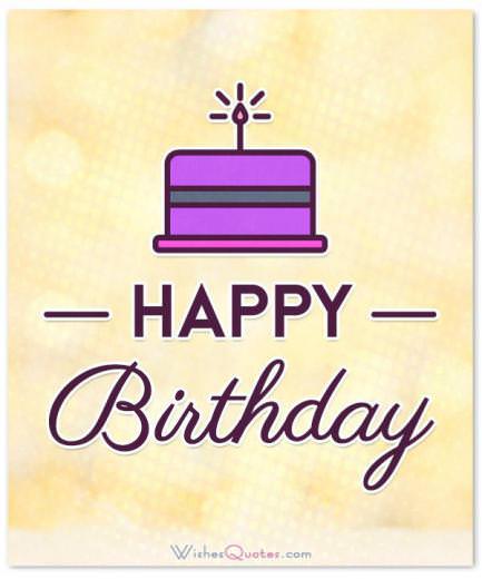 Happy Birthday Card Simple And Elegant