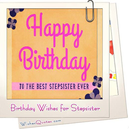 Birthday Wishes For Stepsister Featured