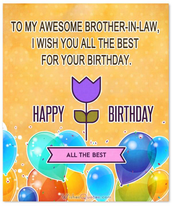 Great Happy Birthday Brother In Law Quotes in the world Don t miss out 