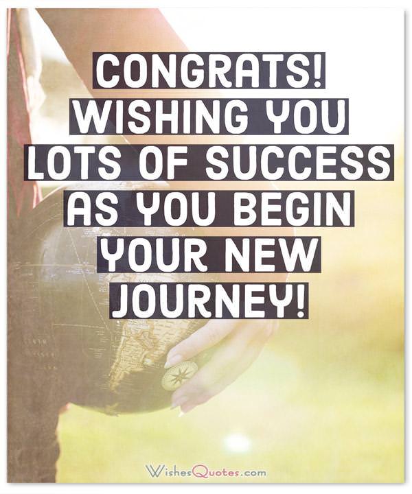 I Wish You The Best On Your New Journey