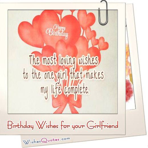 Birthday Wishes For Your Girlfriend Featured