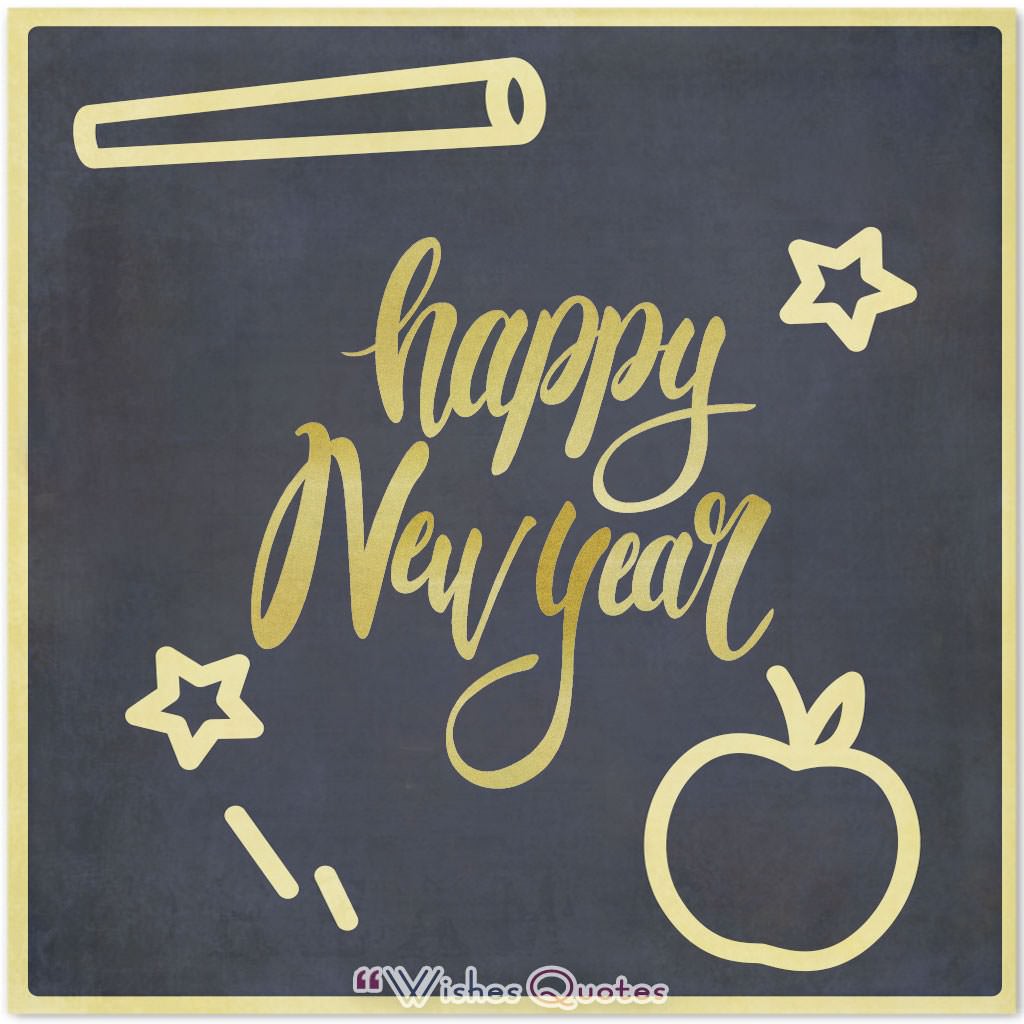 New Year Messages For Teachers By WishesQuotes