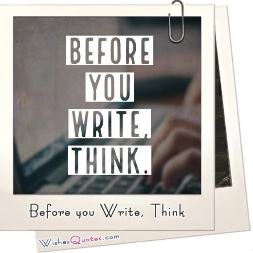 Before You Write Think Featured