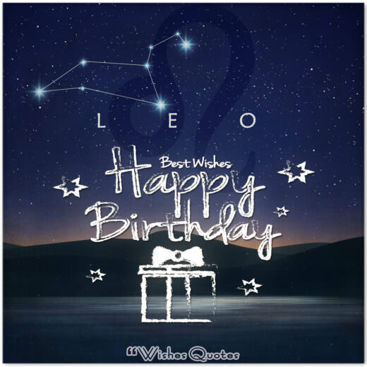 Leo Birthday Wishes - Birthday Wishes By Zodiac Sign