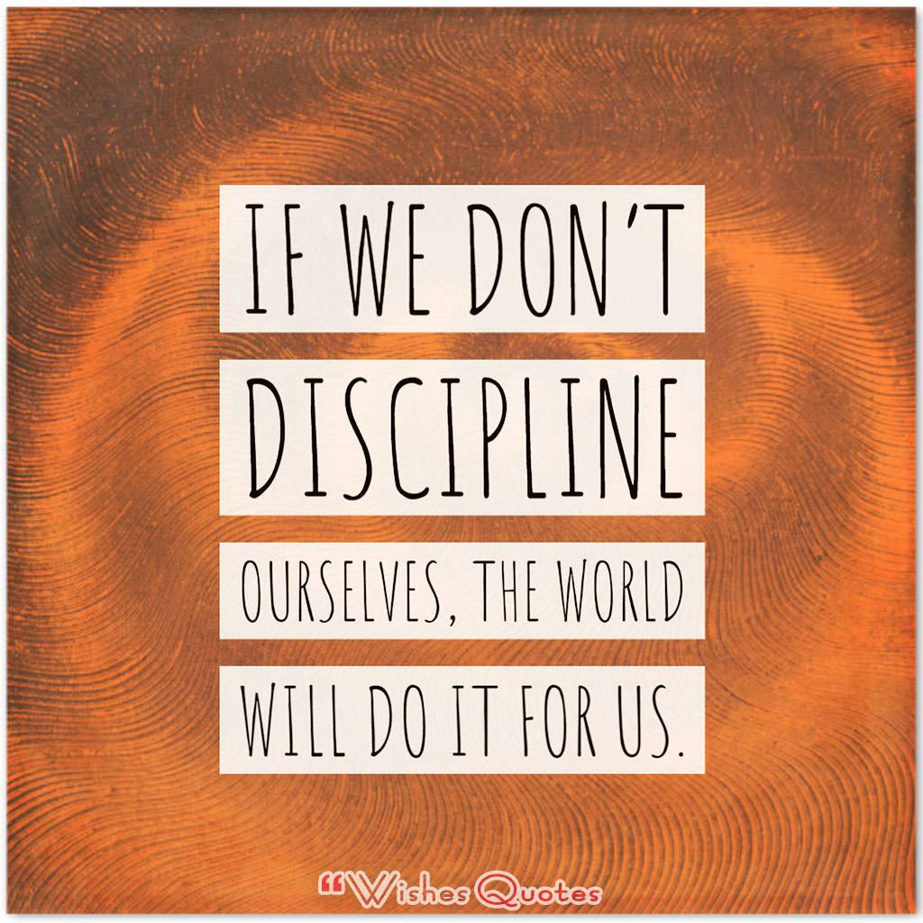 on discipline