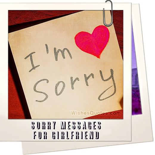 Apology And Sorry Messages For Your Girlfriend Apology And Sorry Messages For Your Girlfriend