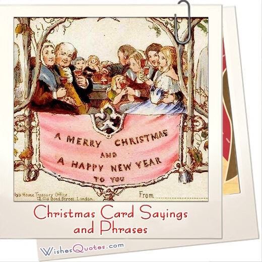 Christmas Card Sayings And Phrases Christmas Card Sayings And Phrases