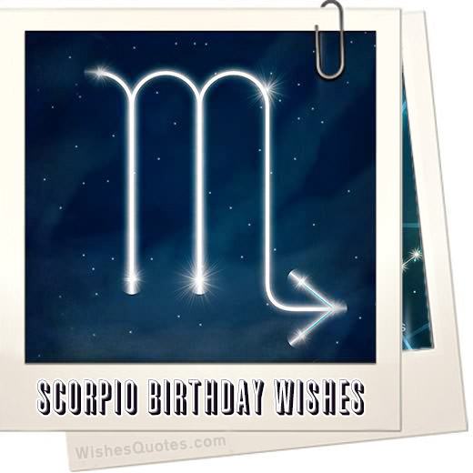 Scorpio Birthday Wishes And Messages