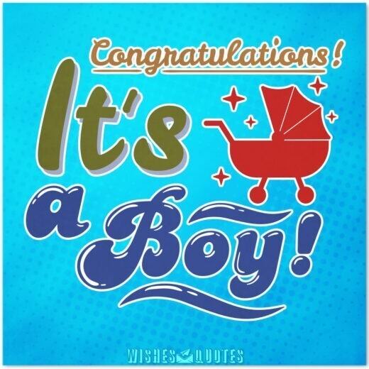 Congratulations it’s a Boy