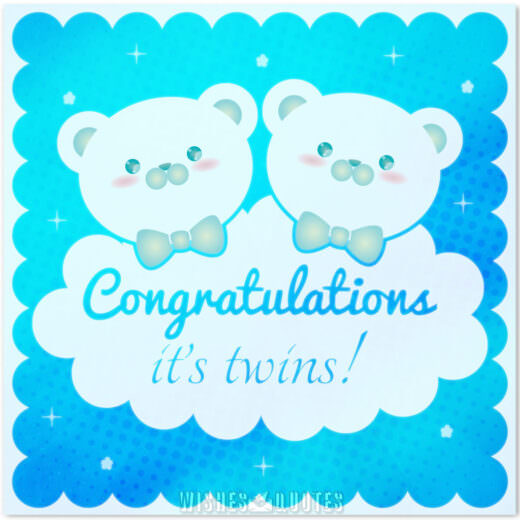 Congratulations it’s Twins