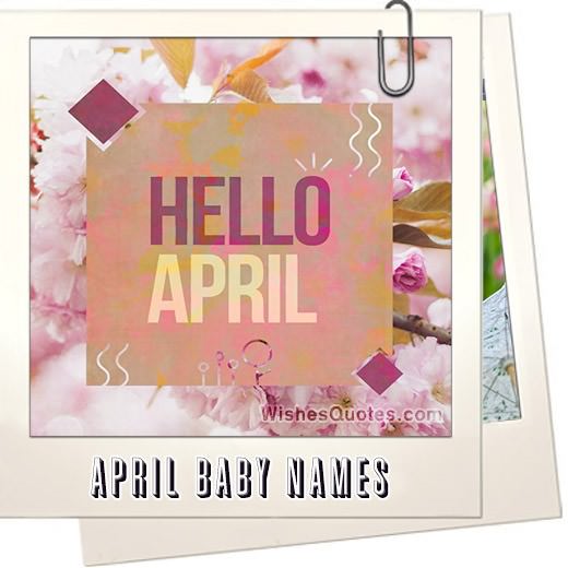 Blooming April-themed Baby Names