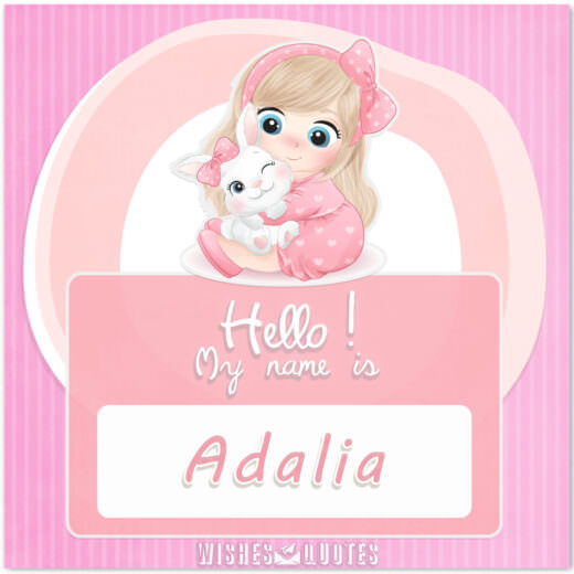 Hello! My Name is Adalia.