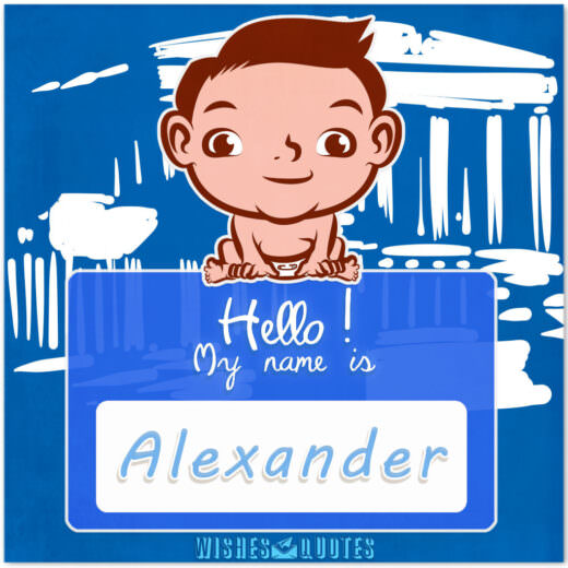 Hello! My Name is Alexander.