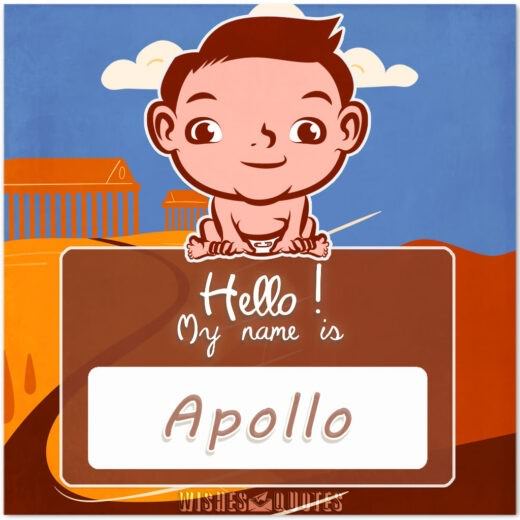 Hello! My Name is Apollo.