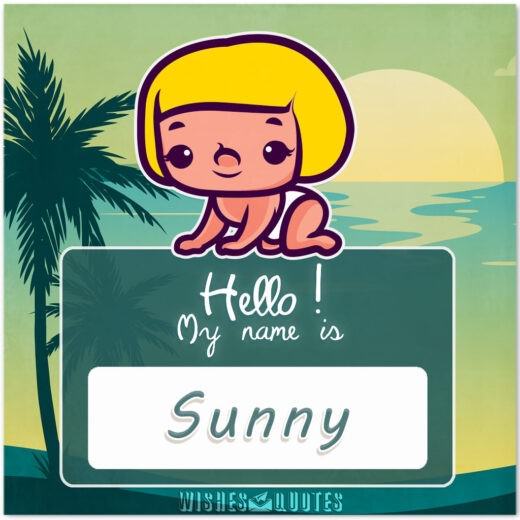 Hello! My Name Is Sunny. Hello! My Name Is Sunny.