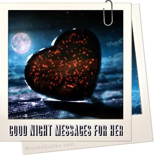 A Wonderful Collection Of Good Night Messages For Her