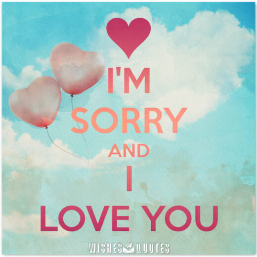 I'm Sorry and I Love You