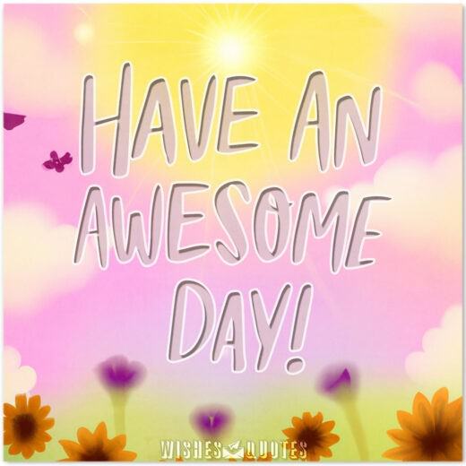 Have an awesome day