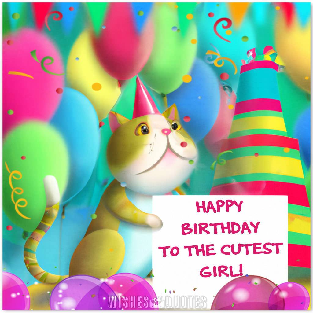 Adorable Birthday Wishes For A Baby Girl By WishesQuotes