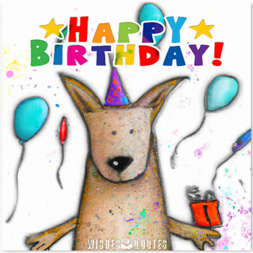 Birthday Card for Dog Lovers