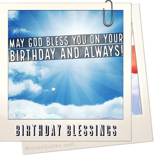 Happy Birthday Blessings And Prayers