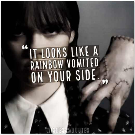 It looks like a rainbow vomited on your side. It looks like a rainbow vomited on your side.