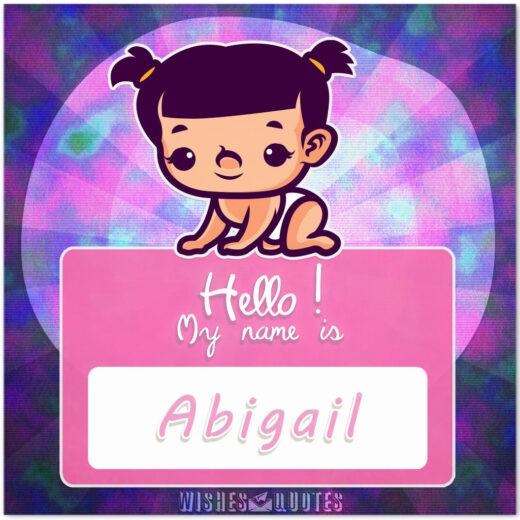 My Name is Abigail