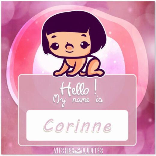 My Name is Corinne