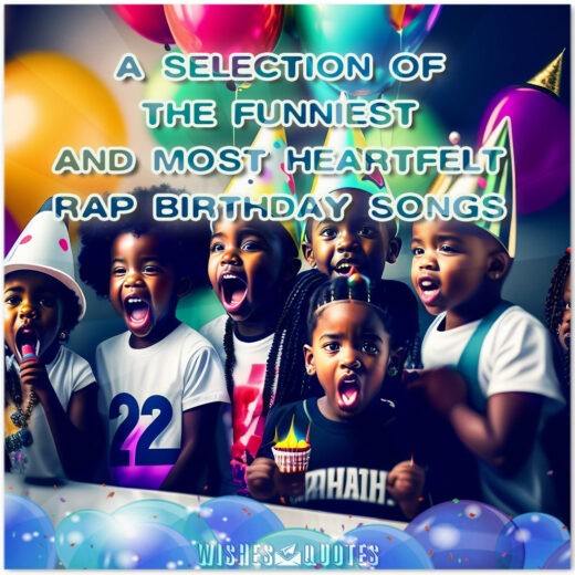 A Selection of the Funniest and Most Heartfelt Rap Birthday Songs