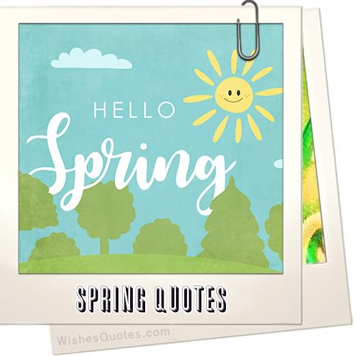 Say Hello To Spring: Quotes And Sayings To Celebrate The Season