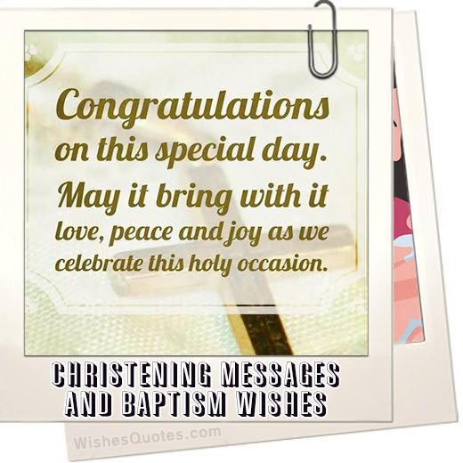 Divine Blessings: Heartwarming Christening Messages And Baptism Wishes