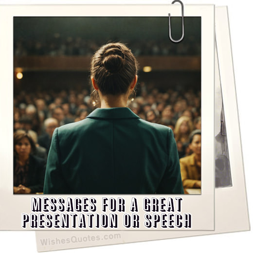 Congratulatory Messages For A Great Presentation / Speech